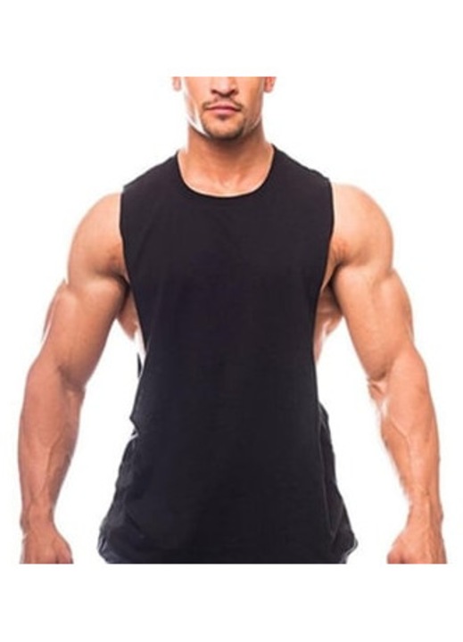 Мъжка тениска, черна, памук, GSEDAOX, 3XL INTL