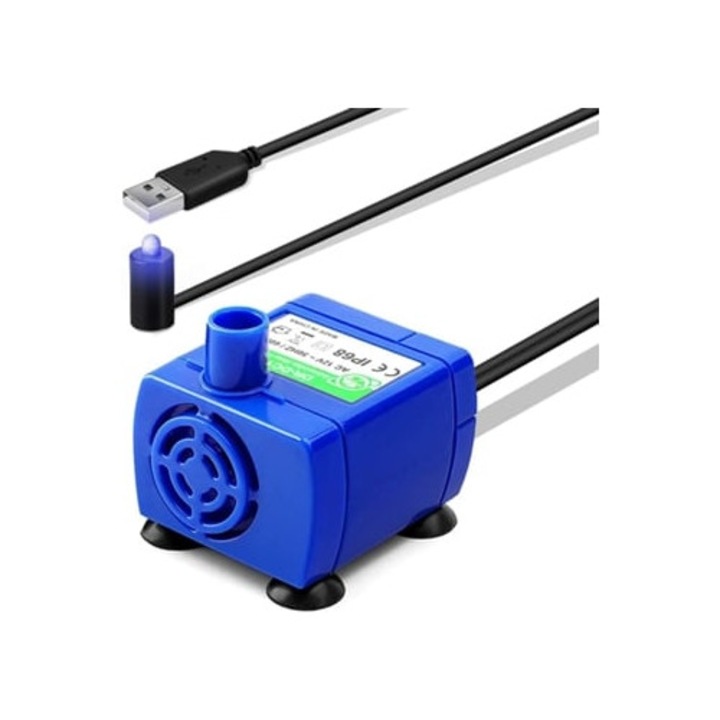 Pompa de inlocuire pentru fantana de apa GSEDAOX, castroane si adapatori animale