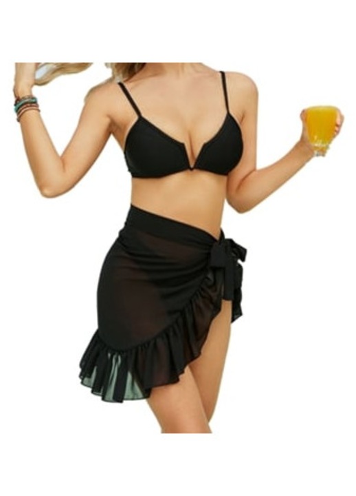 Fusta de dama GSEDAOX neagra, 46 cm, material UV, One Size INTL