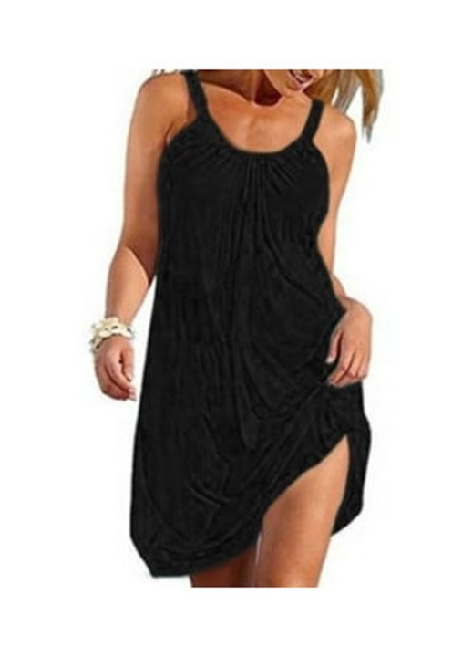 Női ruha GSEDAOX ujjatlan, poliészter, fekete, M INTL