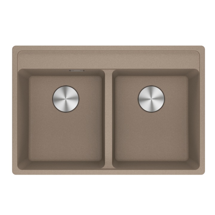 Chiuveta Fragranite Incorporabila, MRG 620-35-35 TL, 760X510 mm, culoare oyster, 2 cuve