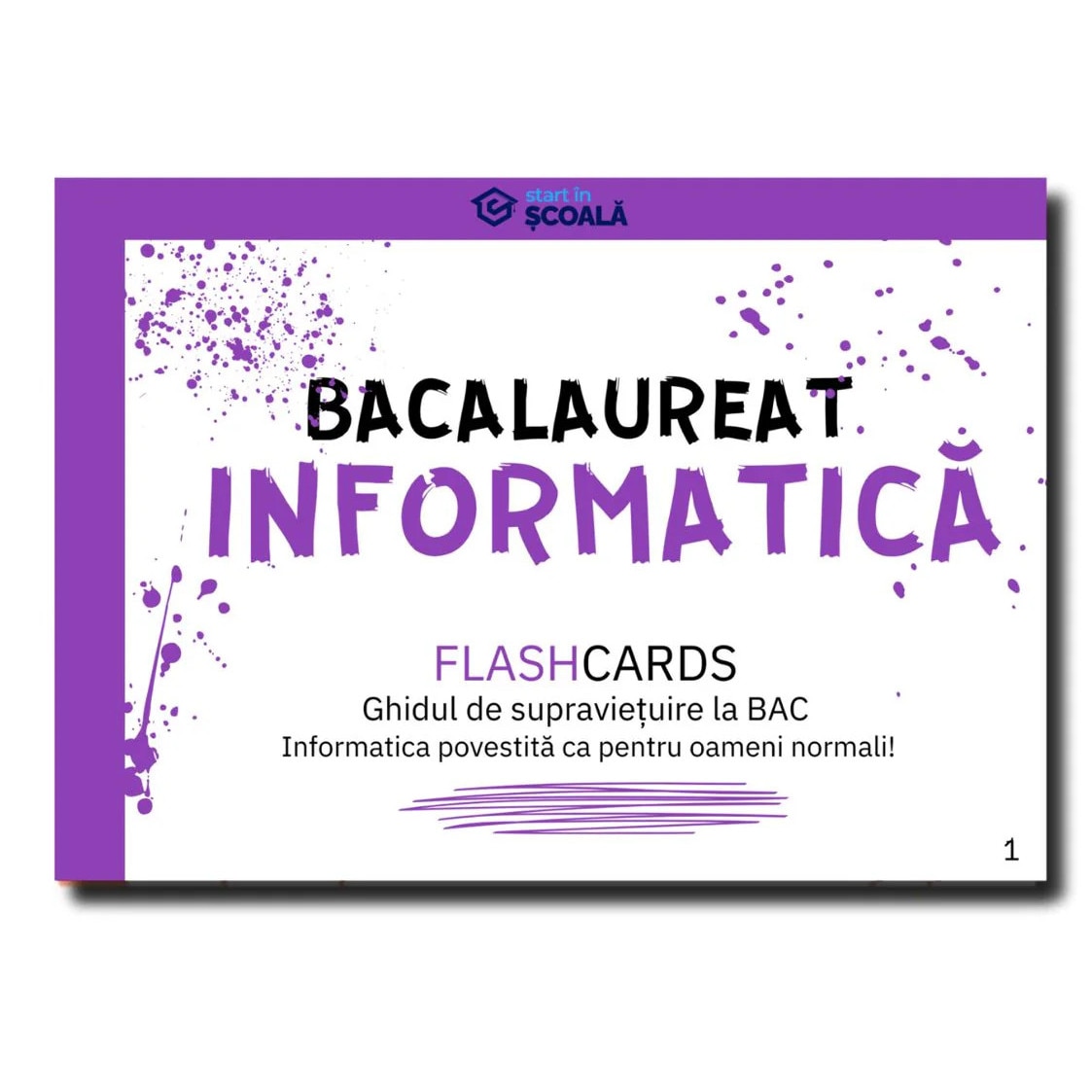 Culegere Informatica, Flashcard Bacalaureat Start in Scoala - eMAG.ro