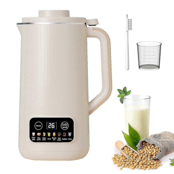 Turmixgép, 600ml, 10 penge, öntisztító, fehér, teljes készlet