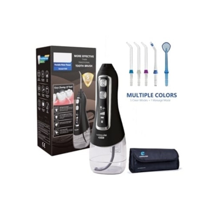 Panoona V580 hordozható szájzuhany, fekete