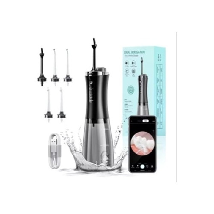 Panoona C2 hordozható szájzuhany, fekete