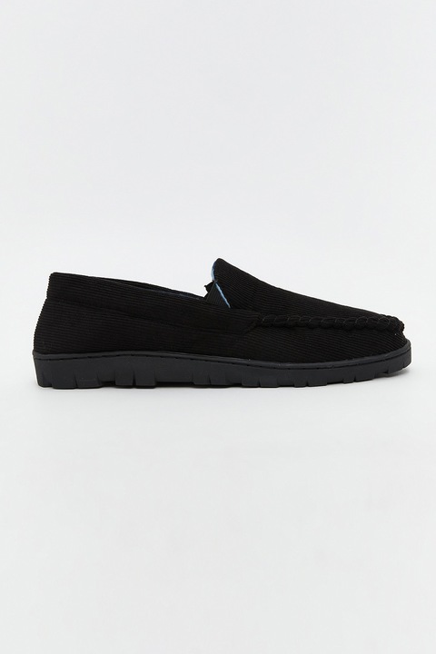 LC WAIKIKI, Pantofi loafer catifelati, Negru