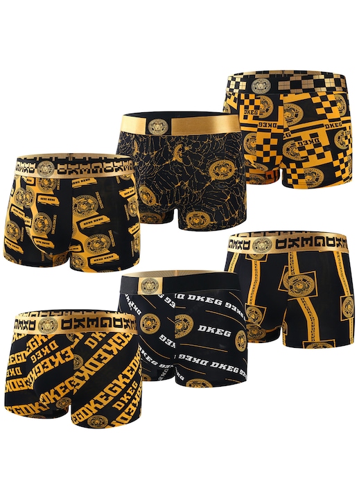 Set 6 perechi Black Gold, Negru