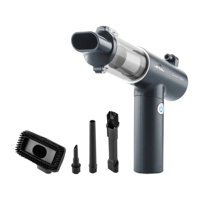 Aspirator de mână ETA Combi 0426 90000, motor BLDC 110 W, negru, acumulator Li-Ion 10.8 V, set accesorii inclus