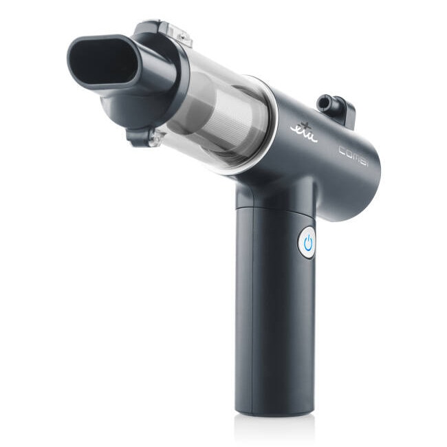 Aspirator de mână ETA Combi 0426 90000, motor BLDC 110 W, negru, acumulator Li-Ion 10.8 V, set accesorii inclus