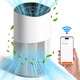Intelligens légtisztító, Ultrixe, Wi-Fi, True HEPA szűrő, 4 rétegű szűrés, PM2.5 érzékelő, 3 sebesség, 50 m2 lefedettség, éjszakai mód, fehér