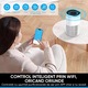 Intelligens légtisztító, Ultrixe, Wi-Fi, True HEPA szűrő, 4 rétegű szűrés, PM2.5 érzékelő, 3 sebesség, 50 m2 lefedettség, éjszakai mód, fehér