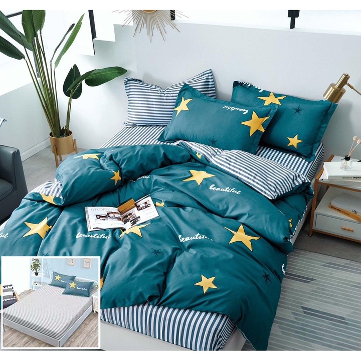 4 részes Replay PX024 rugalmas ágynemű