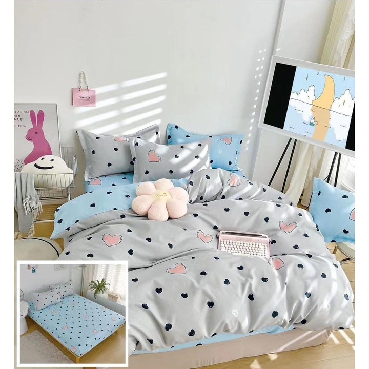 Gumis ágynemű 6 részes Willow SX014