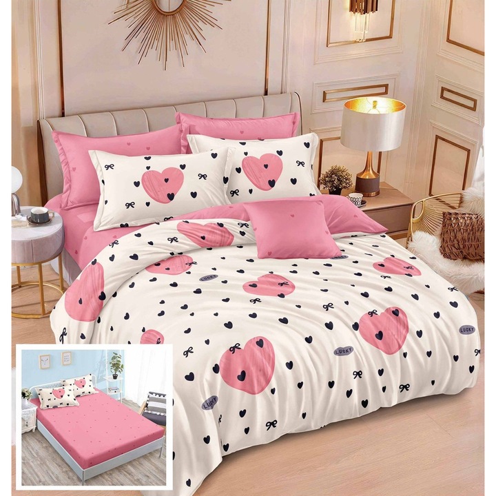 Ágynemű gumis 6 részes Agnes SX034