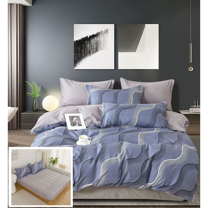 Gumírozott ágynemű 6 részes TimpuriNoi SX060