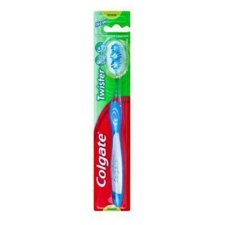 Periuta de dinti Colgate Twister Medium, 1 bucata, culoare aleatorie