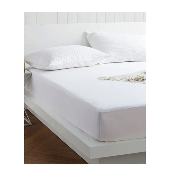 Husa protectie saltea impermeabila Rotop, microfibra, elastic, 90x200cm