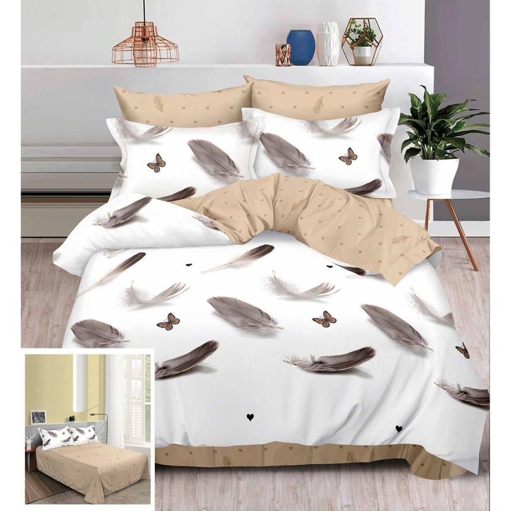 Beatrice SF026 6 részes ágynemű huzat elasztikus szegély nélkül