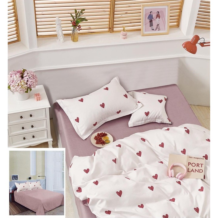 Tania SF016 6 részes ágynemű huzat elasztikus szegély nélkül