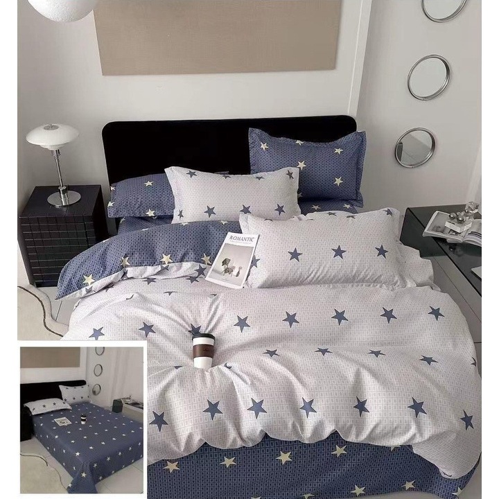 Ágynemű 6 részes, gumírozás nélküli, Editor SF098