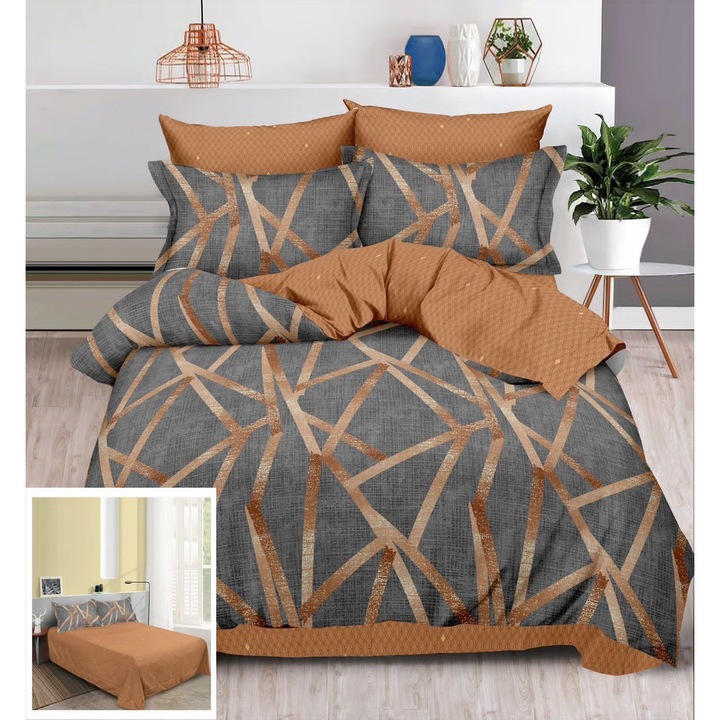 Delulu SF103 6 részes ágynemű huzat elasztikus szegély nélkül