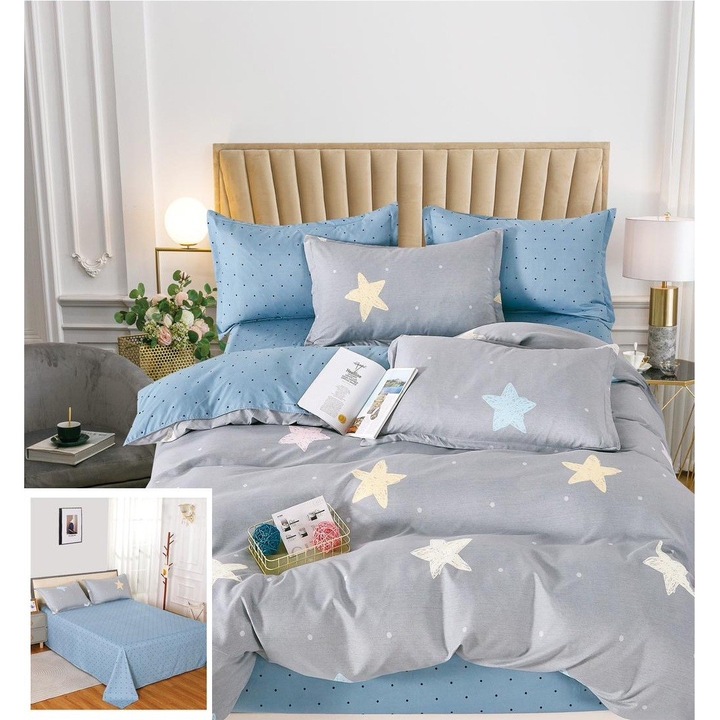 Ágynemű huzat gumis szél nélkül, 6 részes Italy SF133