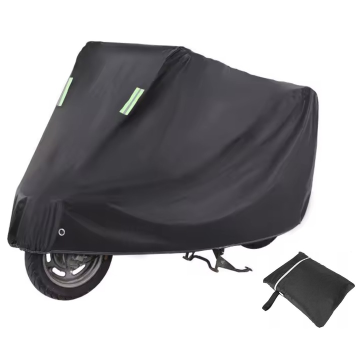 Husa protectie EtuiTab XL pentru scutere si motociclete, impermeabila, 200x85x105cm, neagra