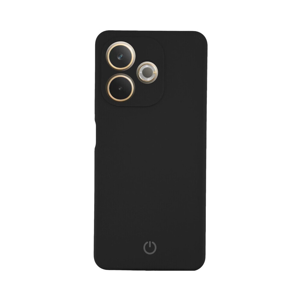 Husa de protectie CENTO Rio compatibila cu Oppo A5 Pro, Negru, Silicon Premium Mat, Slim, Anti zgarieturi, Anti soc, cu margini ridicate pentru protectia ecranului si a camerei