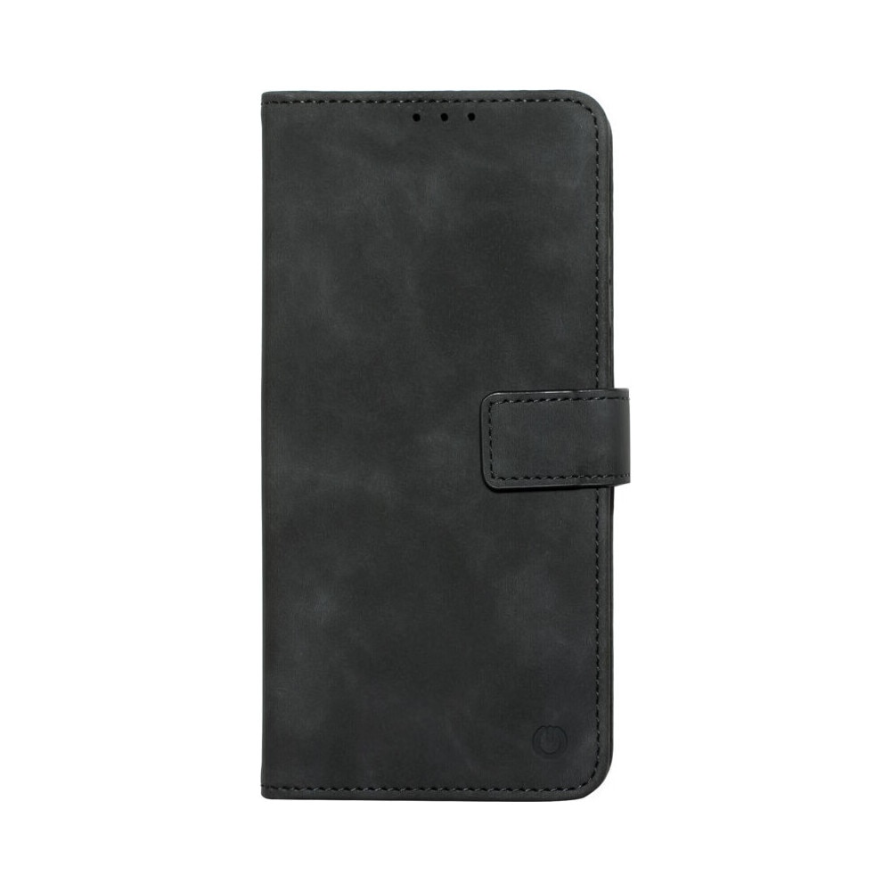 Husa de protectie tip carte CENTO Lima compatibila cu Honor 400 Smart, Negru, Premium, Piele ecologica, Inchidere magnetica, Protectie Sporita, Anti soc, Anti zgarieturi, Functie de stand