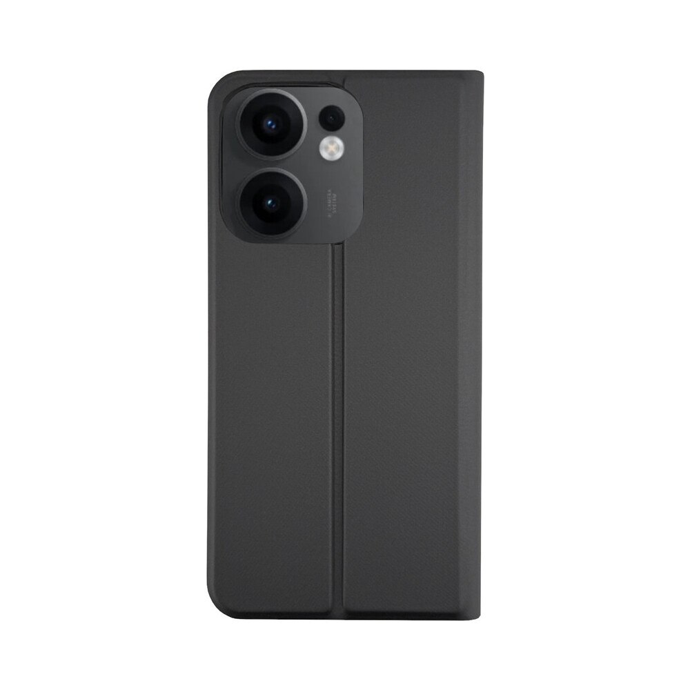 Husa de protectie tip carte CENTO Soho compatibila cu Oppo Reno14 F, Negru, Premium, Inchidere magnetica, Protectie Sporita, Anti soc, Anti zgarieturi, Functie de stand
