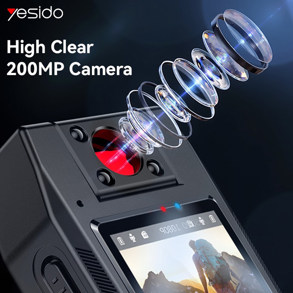Camera Video Smart Yesido BodyCam – Ecran 1.3