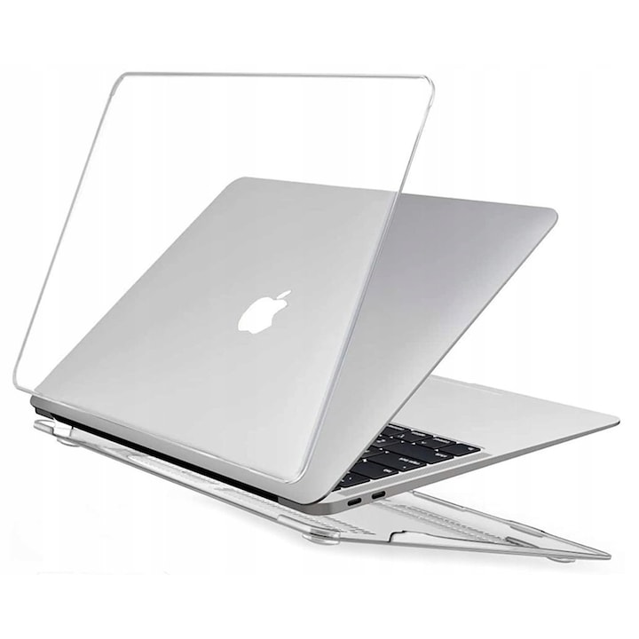 EtuiTab kemény tok MacBook Air 15 M2 2023 / Air M3 2024, átlátszó, könnyű hozzáférés a nyílásokhoz, méretek 15x10x1cm