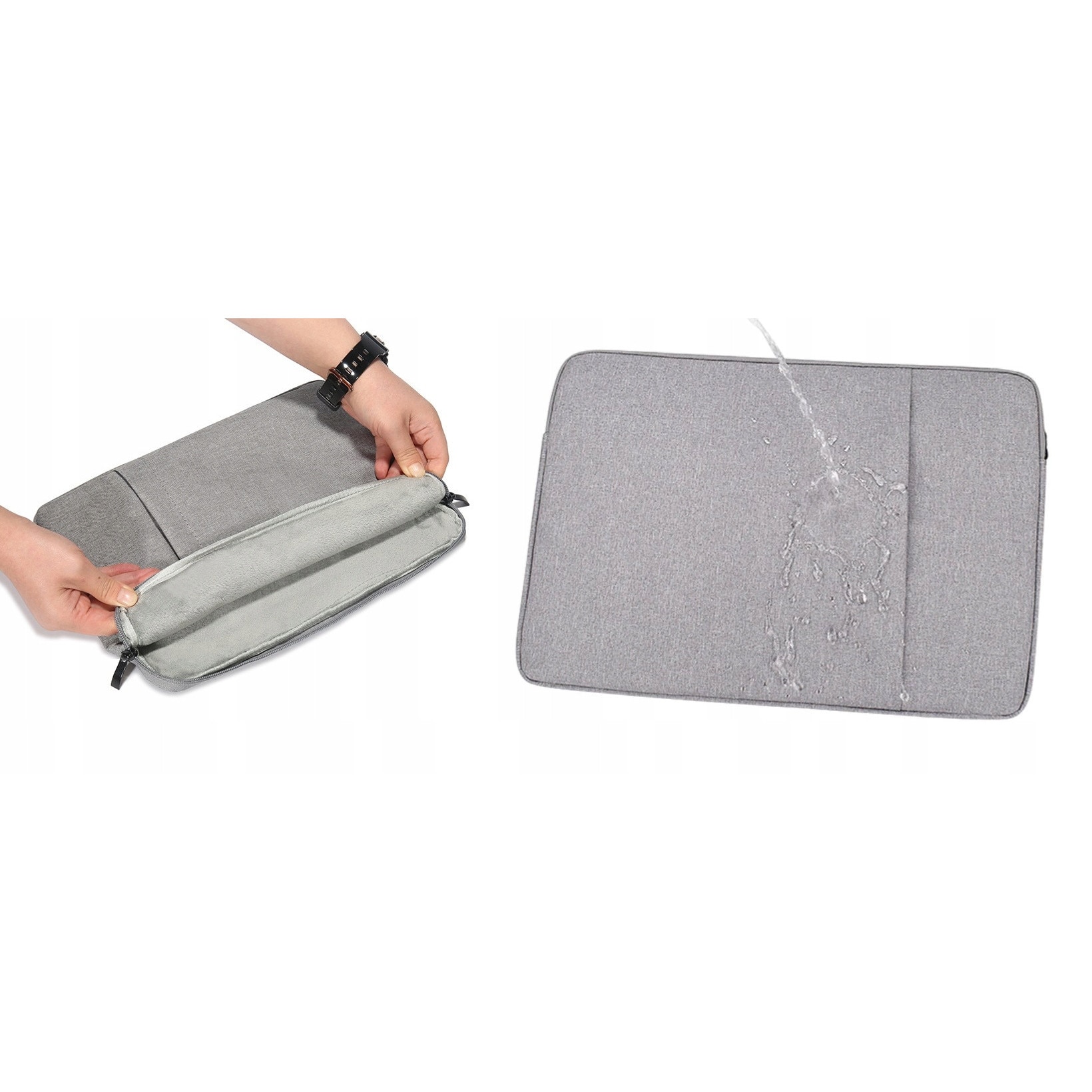 Husa laptop/tableta EtuiTab, gri, 38x27,5x3cm, compatibila cu dispozitive de pana la 13,3"