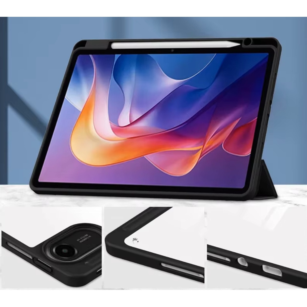Husa EtuiTab pentru Xiaomi Redmi Pad 2 11", piele ecologica, suport, inchidere magnetica