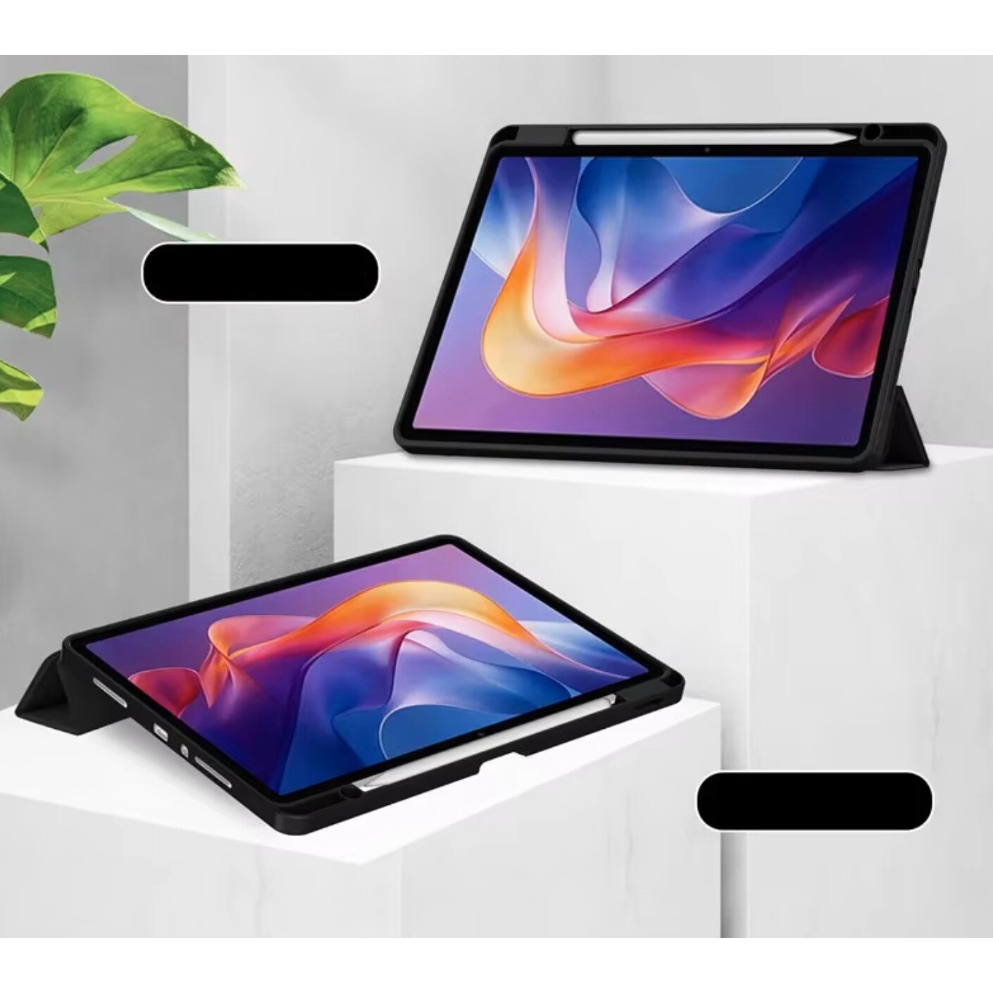 Husa EtuiTab pentru Xiaomi Redmi Pad 2 11", piele ecologica, suport, inchidere magnetica