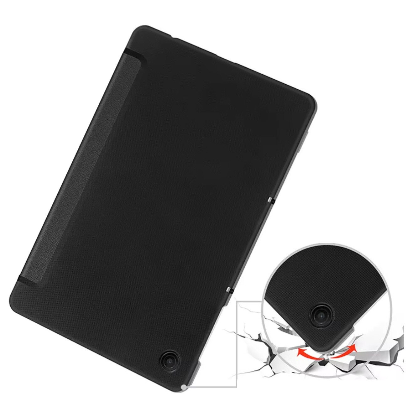 Husa de tip cover EtuiTab pentru T-Mobile T Tablet 2 5G 10,1", verde, piele ecologica, suport integrat