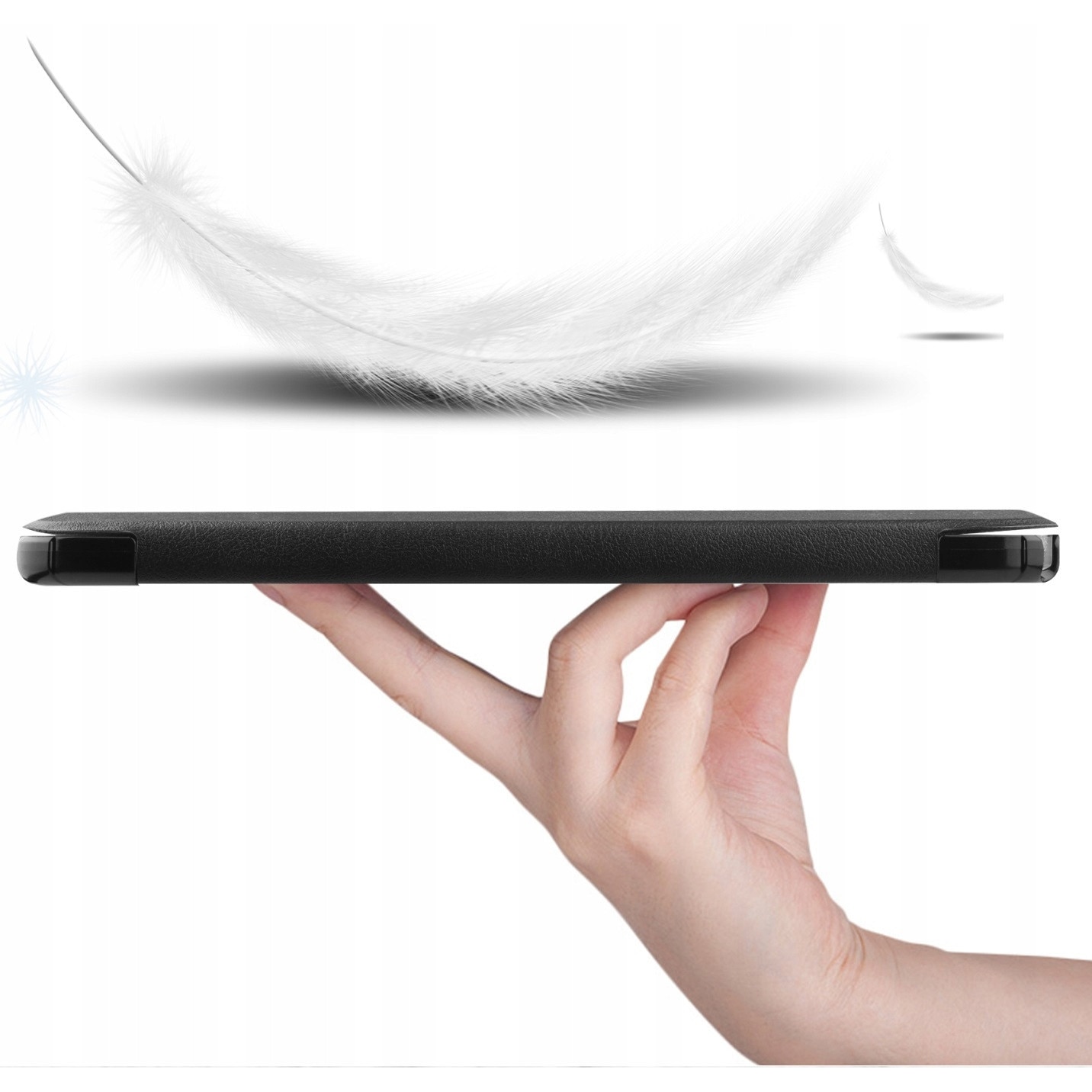 Husa tableta EtuiTab pentru REALME Pad MINI 8.7", ecologica, cu functie suport, subtire, neagra