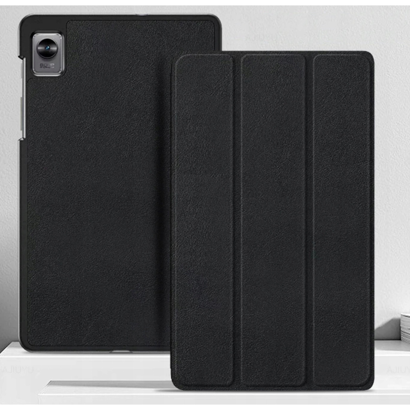 Husa tableta EtuiTab pentru REALME Pad MINI 8.7", ecologica, cu functie suport, subtire, neagra