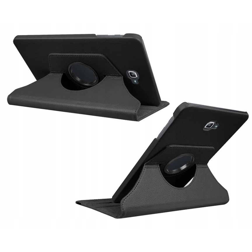 Husa 360° EtuiTab pentru tableta Samsung Galaxy Tab A A6 10.1, albastru, piele ecologica, suport ajustabil
