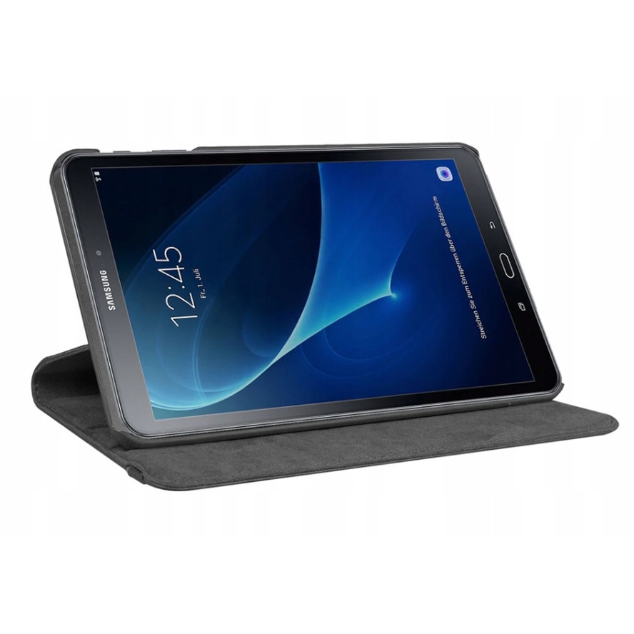 Husa 360° EtuiTab pentru tableta Samsung Galaxy Tab A A6 10.1, albastru, piele ecologica, suport ajustabil