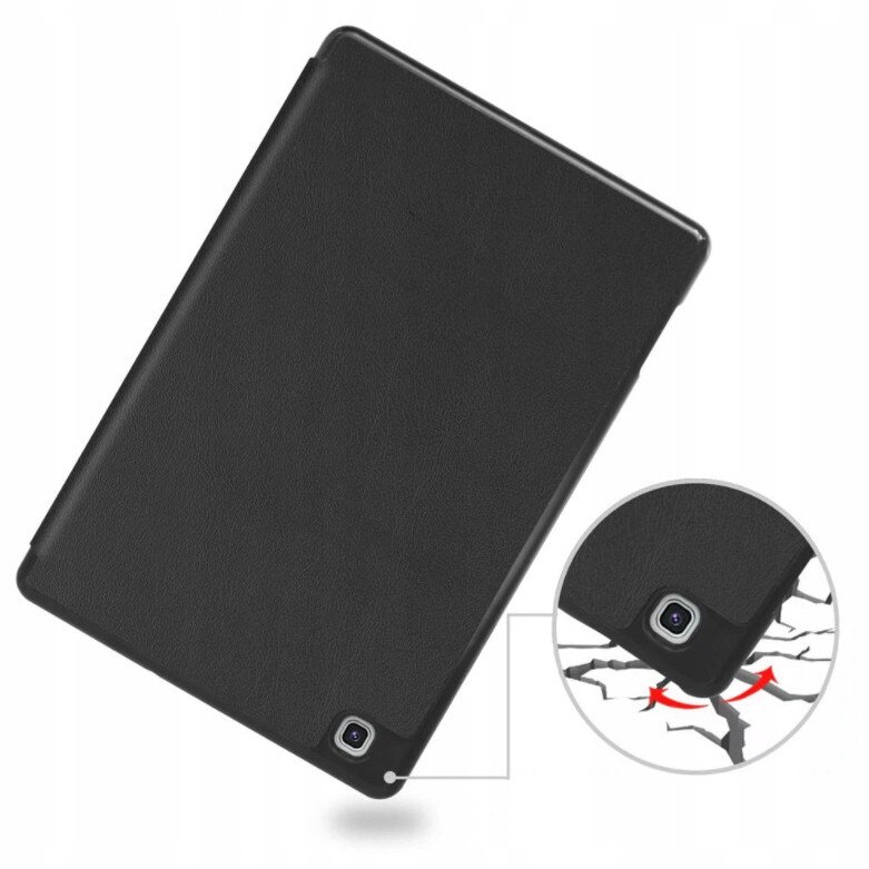 Husa pentru tableta EtuiTab, Samsung Galaxy Tab S6 Lite, neagra, cu suport si spatiu pentru stilou, 10.4 inch