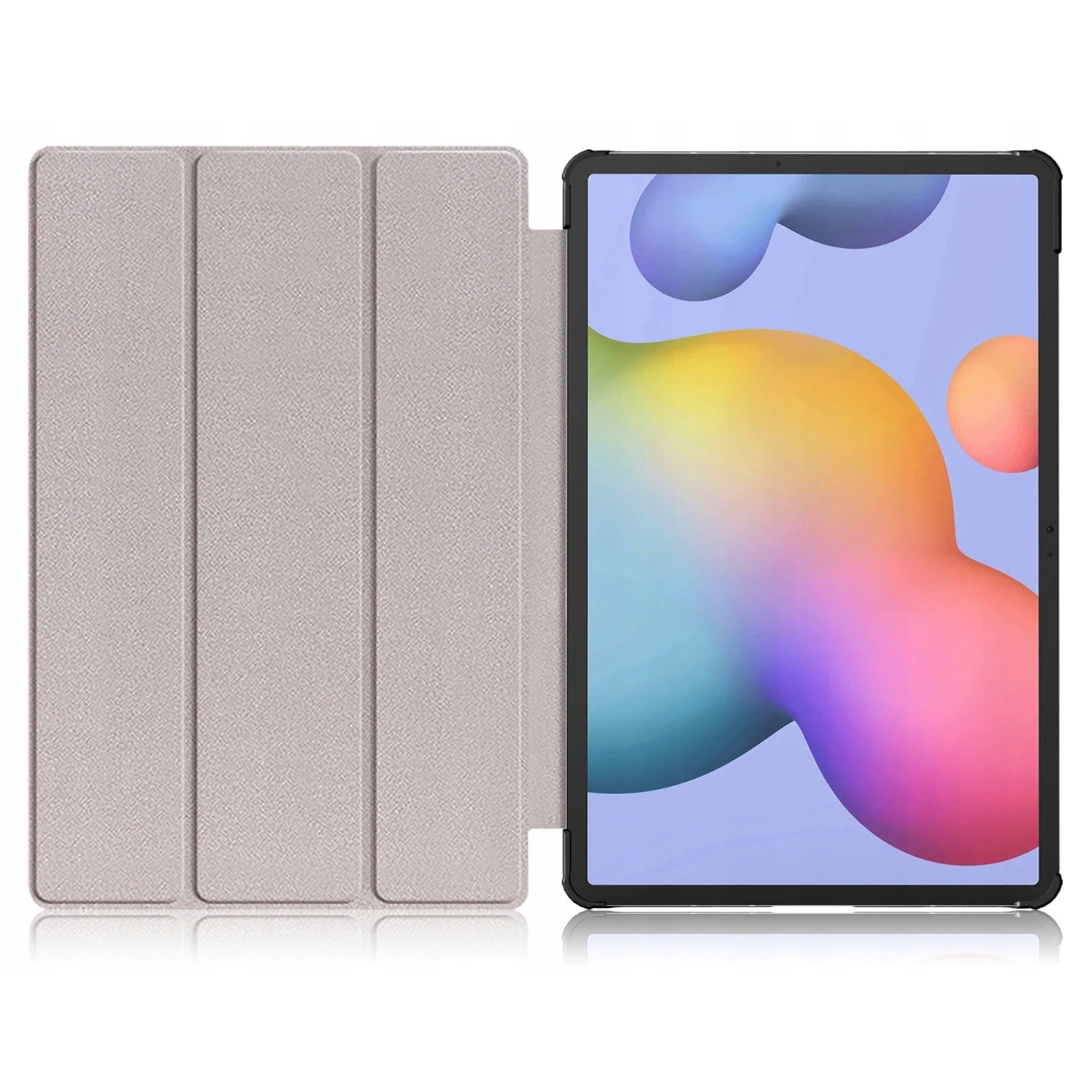 Husa tableta EtuiTab pentru Samsung Galaxy Tab S8+ Plus 12,4", ecologica, cu suport, microfibra, neagra