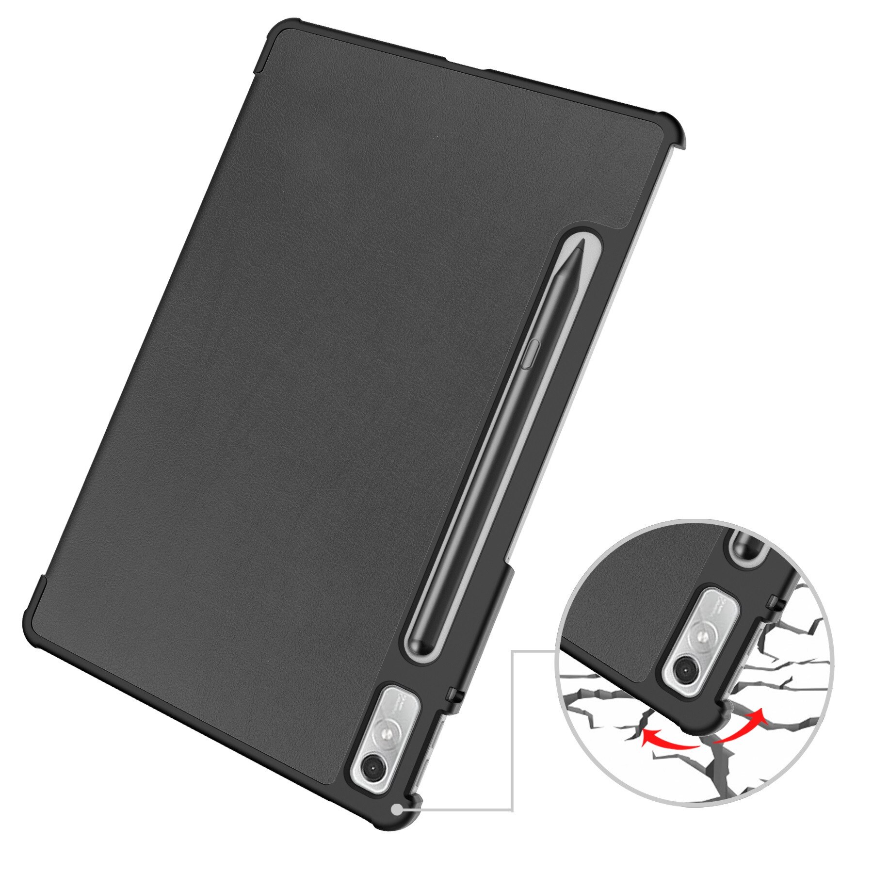 Etui pentru tableta Lenovo Tab P11 PRO 2-generatia 11.2", ZLOTO-ROZOWE, din piele ecologica, cu functie de suport