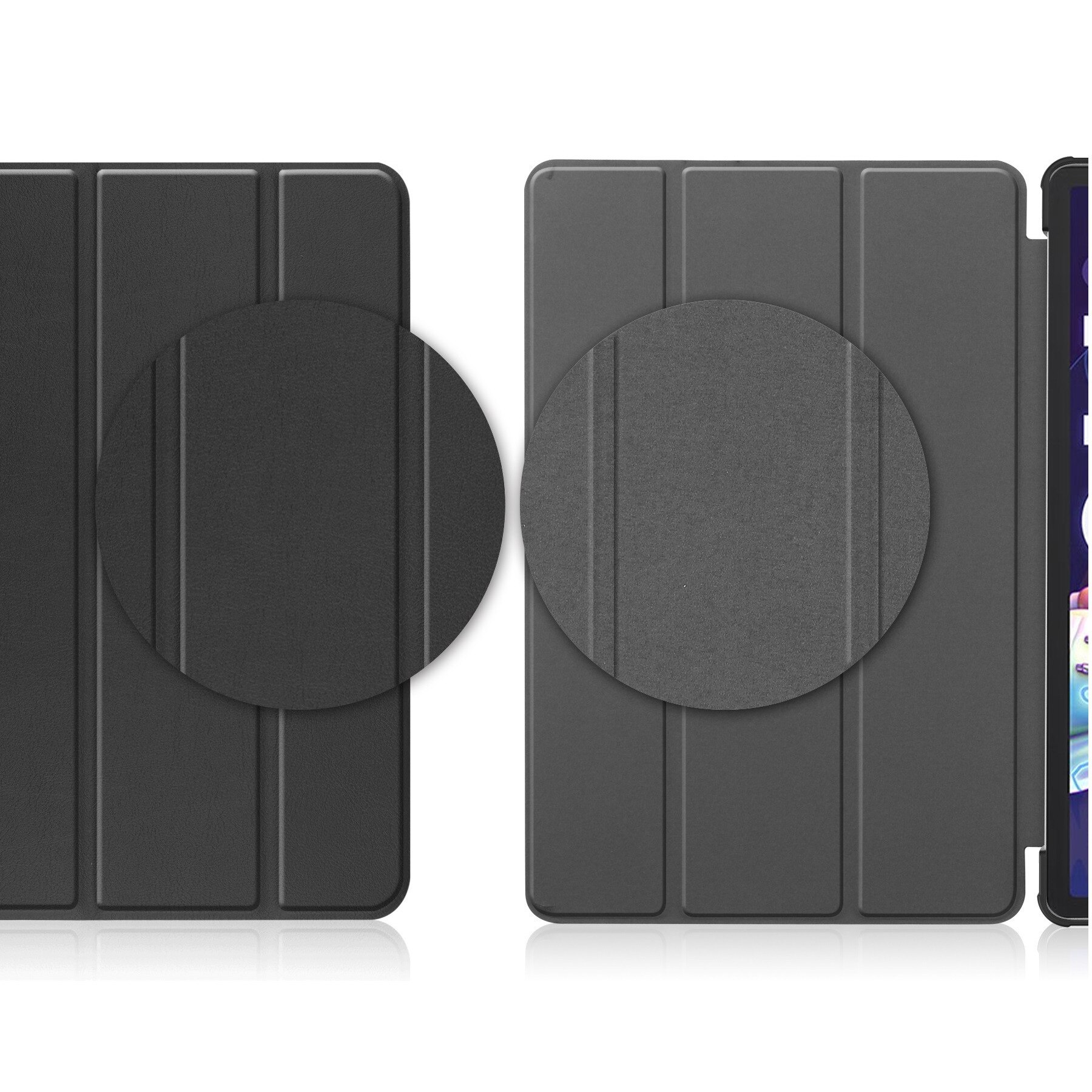 Etui pentru tableta Lenovo Tab P11 PRO 2-generatia 11.2", ZLOTO-ROZOWE, din piele ecologica, cu functie de suport