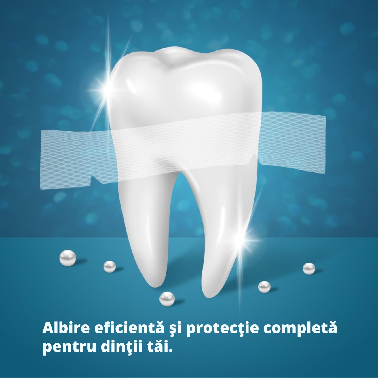 PACHET COMPLET ALBIRE DINTI - Benzi Albire dinti + pasta mov cadou - imagine 7