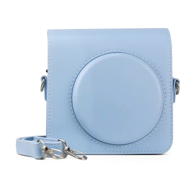 Husa de protectie EtuiTab pentru FujiFilm INSTAX Square SQ1, piele ecologica, acces rapid, albastru, 13,7x14x7cm