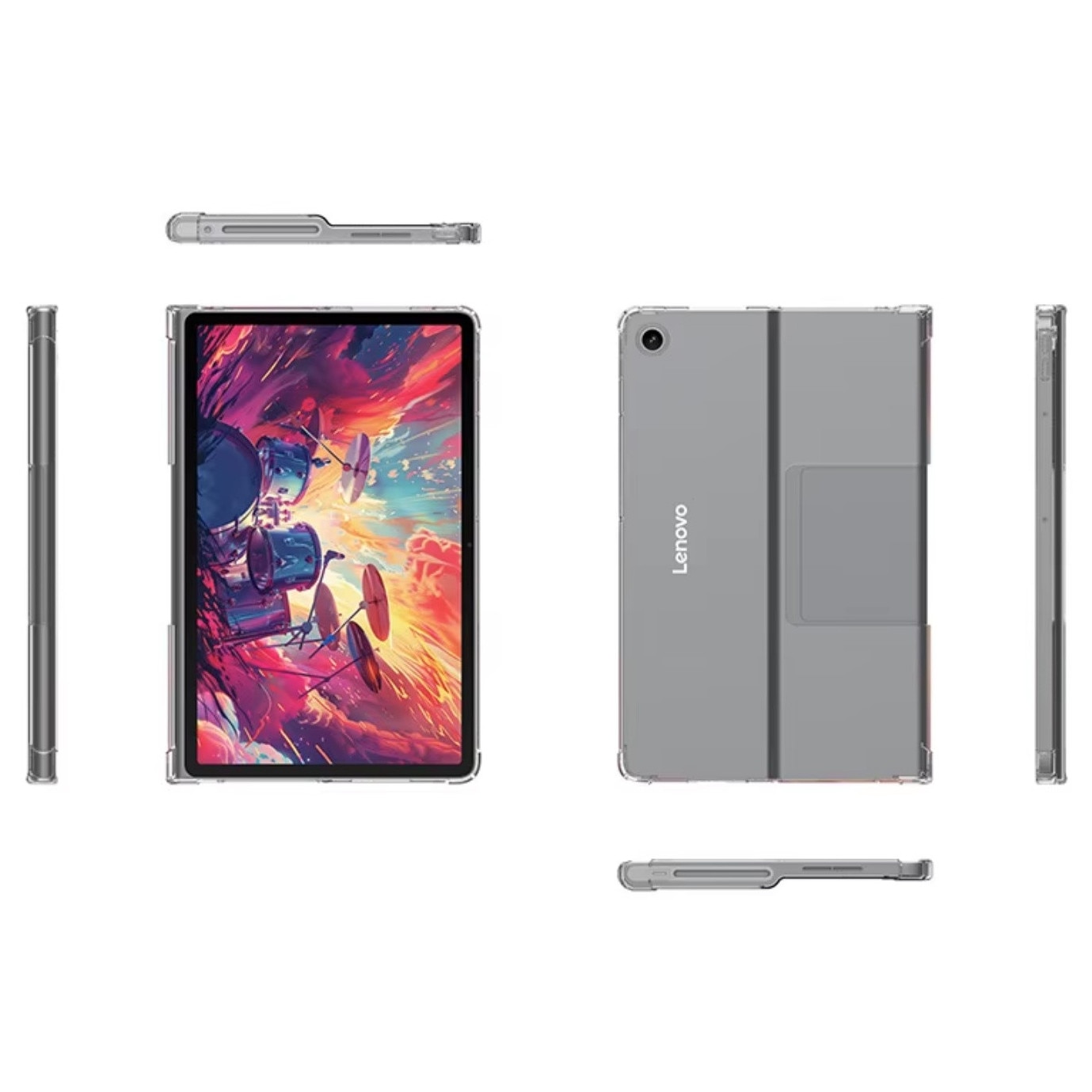 Husa din silicon EtuiTab pentru Lenovo Tab Plus TB351FU 11,5", antiderapant, subtire
