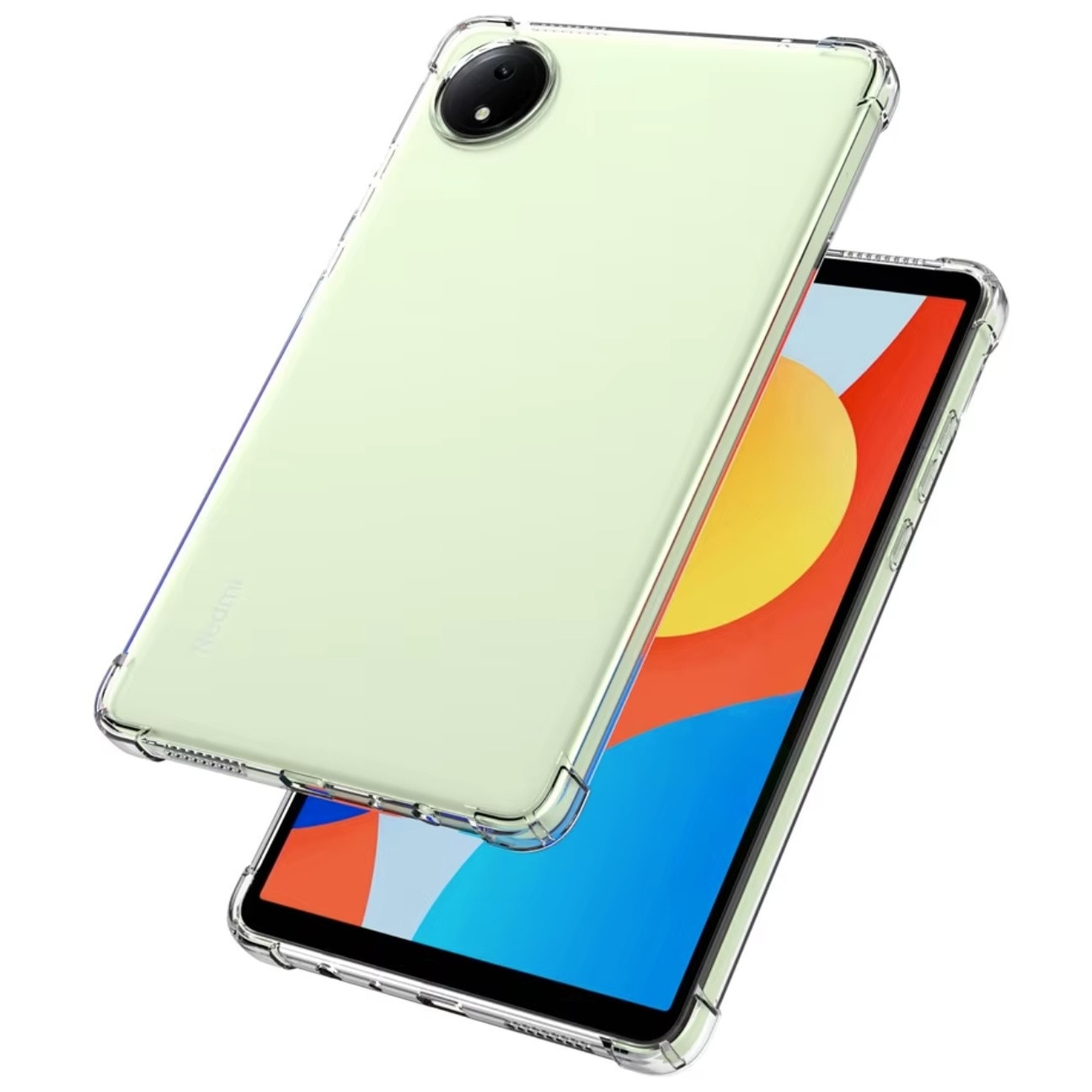 Husa din silicon EtuiTab pentru Xiaomi Redmi Pad SE 8,7", subtire, acces usor, transparent