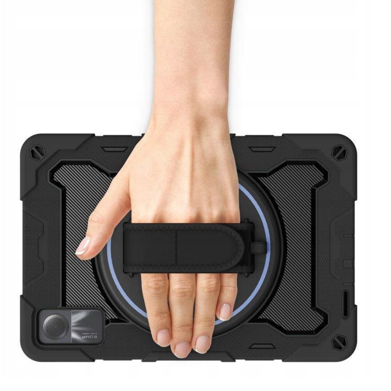 Husa tablete EtuiTab pentru Xiaomi Redmi Pad SE 11 2023, protectie 3 straturi, suport integrat, negru