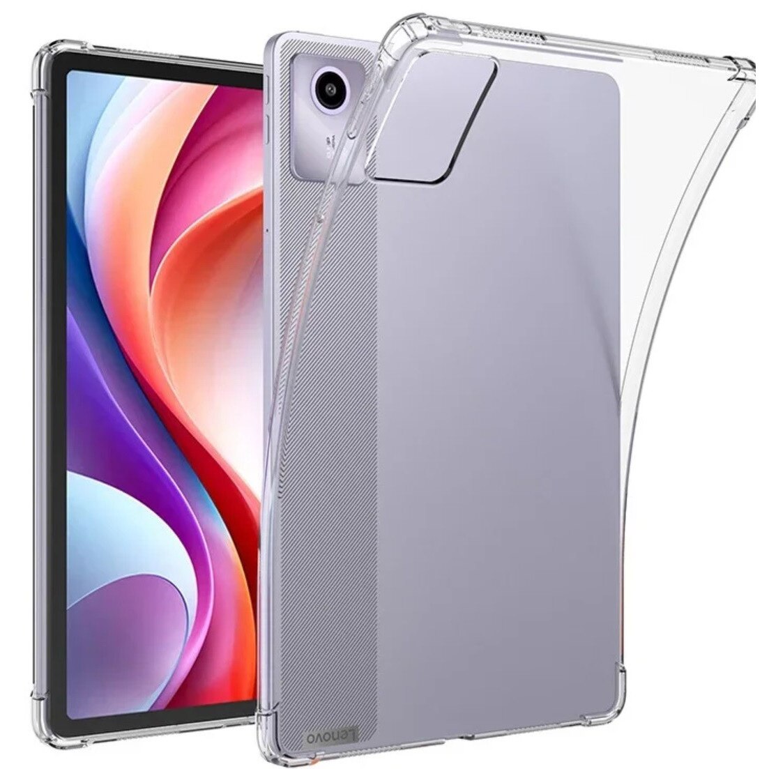 Husa din silicon EtuiTab pentru tableta 11", acces usor la butoane, protectie impotriva zgarieturilor, transparent